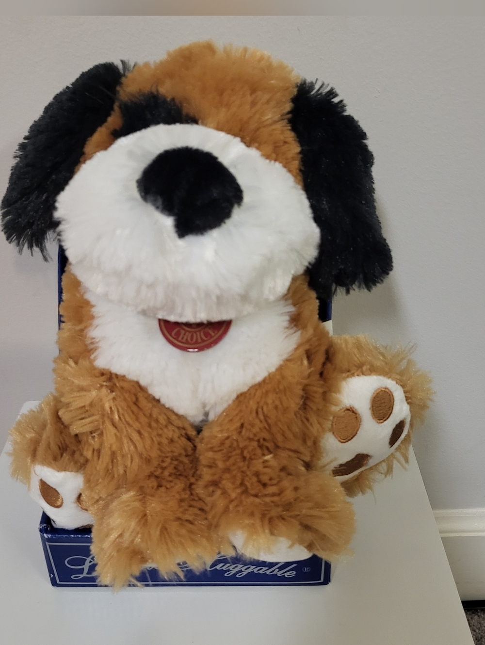 Dan Dee Collector's Choice Lovable Huggable St. Bernard Puppy Plush New